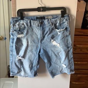 mens jean shorts